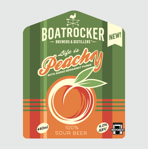 Boatrocker - Life is Peachy Sour Beer - 375ml Can