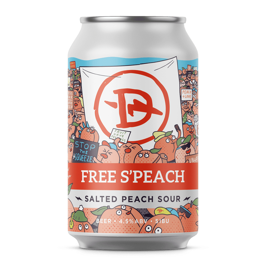 Dainton - Free S'Peach Salted Peach Sour - 355ml Can