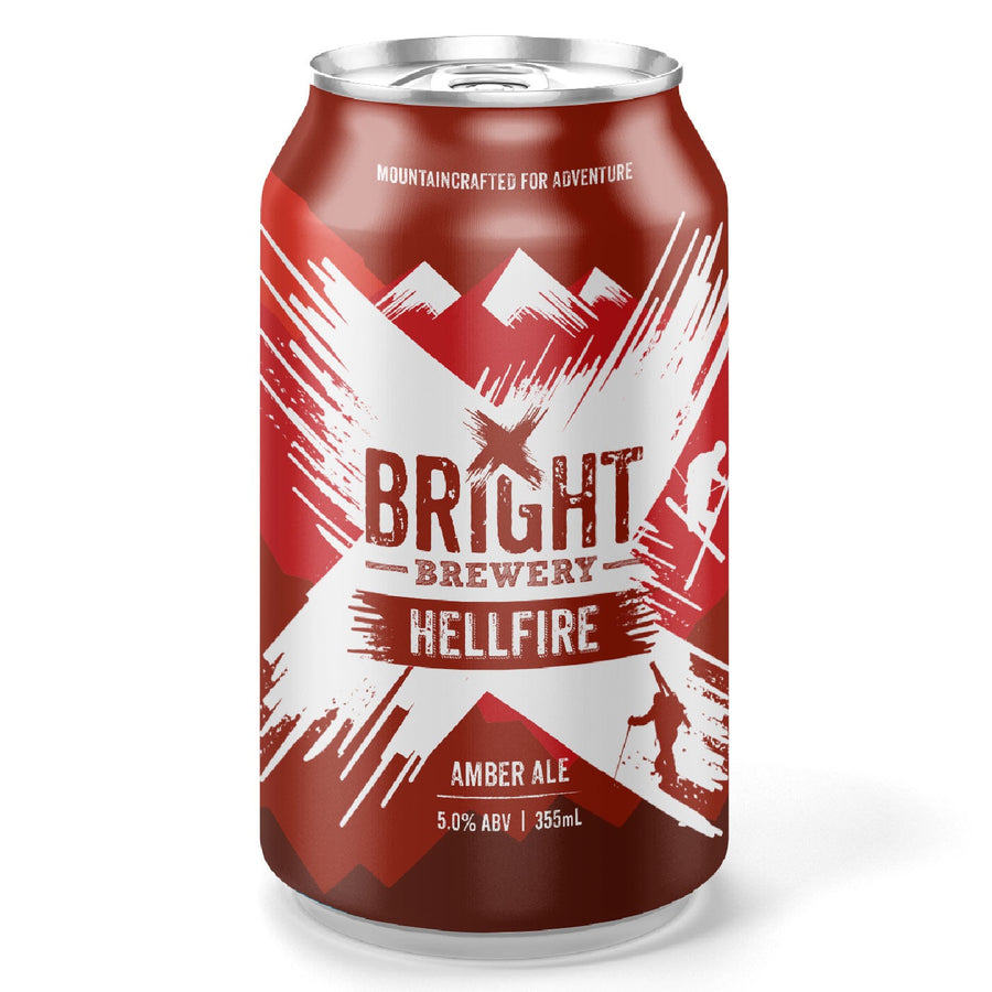 Bright - Hellfire Amber Ale - 355ml Can