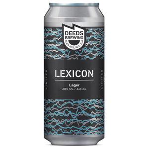 Deeds - Lexicon Lager - 440ml Can